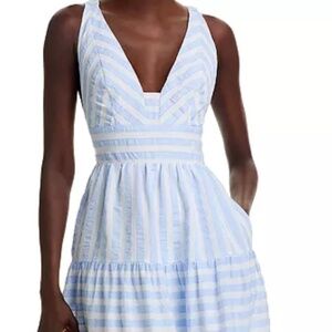 AQUA Textured Midi Dress- XXS